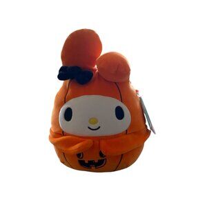 Squishmallows My Melody Pumpkin Plushie 8” NWT